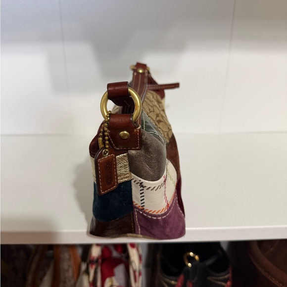 Coach Patchwork Baguette Pouch - Picture 4 of 9